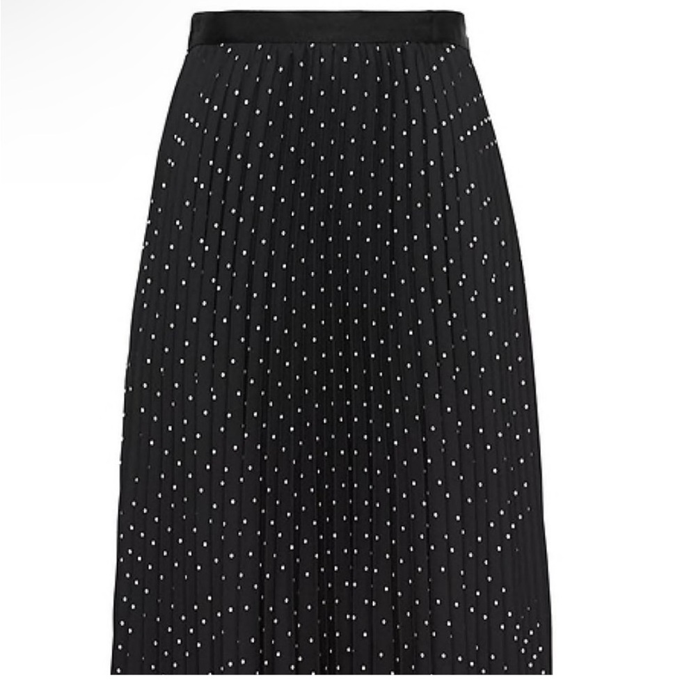 Banana Republic Black Polka Dot Skirt
